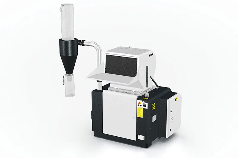 Máy Băm Nghiền Silo Quạt Hút Nhựa Chống Ồn