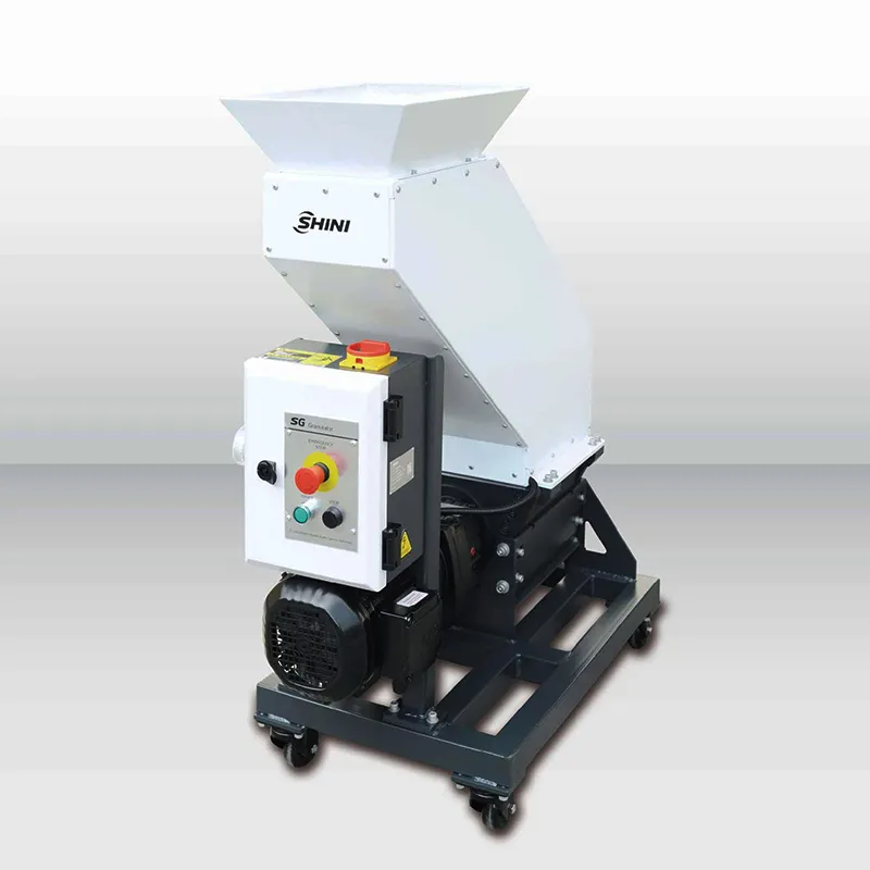 Máy Băm Nghiền Nhựa Tốc Độ Chậm SG-1628D Kết Hợp Máy Ép Nhựa